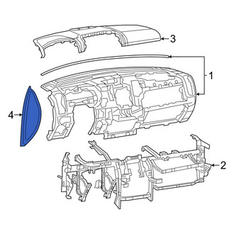 Ram OE - Left Instrument Panel Side Cover