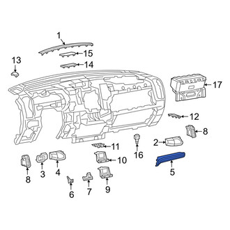 Ram OE - Right Lower Instrument Panel Trim Panel