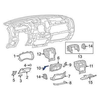 Ram OE - Left Instrument Panel Trim Panel