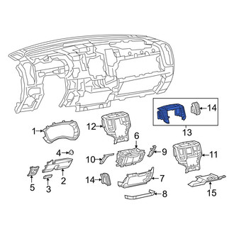 Ram OE - Upper Instrument Panel Trim Panel
