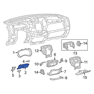 Ram OE - Instrument Panel Knee Bolster