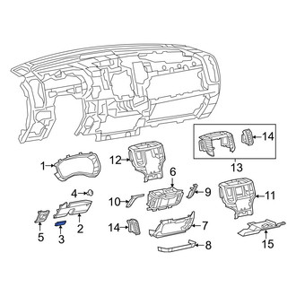 Ram OE - Parking Brake Pedal Release Handle