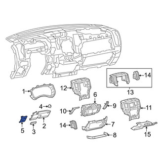Ram OE - Headlight Switch Bezel