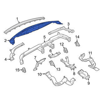 Ram OE - Front Center Instrument Panel Air Duct