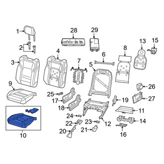 Ram OE - Front Right Seat Cushion Foam