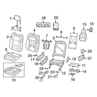 Ram OE - Seats & Tracks - Passenger Seat Components