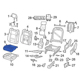 Ram OE - Front Left Seat Cover
