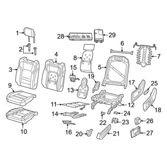 Ram OE - Seats & Tracks - Driver Seat Components