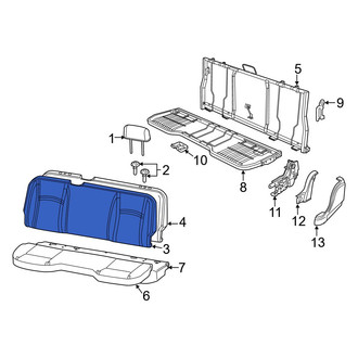 Ram OE - Rear Seat Back Cushion Cover