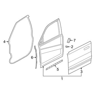 Ram OE - Front Door - Door & Components