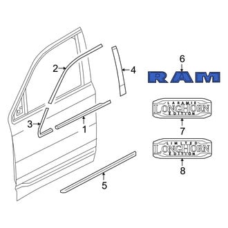Ram OE - Front Door Emblem