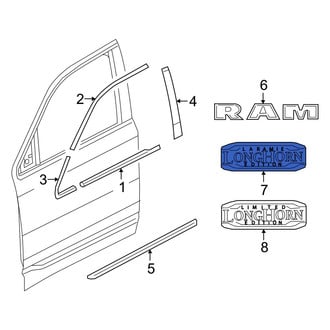 Ram OE - Front Door Emblem