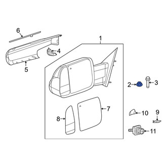 Ram OE - Door Mirror Nut
