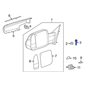 Ram OE - Door Mirror Screw