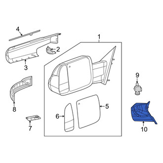 Ram OE - Front Left Park Assist Camera Housing