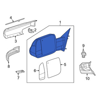 Ram OE - Front Right Door Mirror