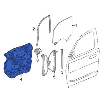 Ram OE - Front Right Door Panel Carrier