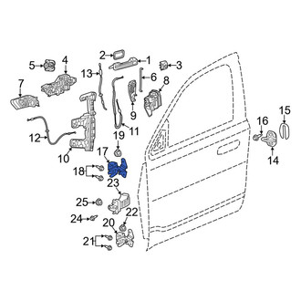 Ram OE - Front Right Upper Door Hinge