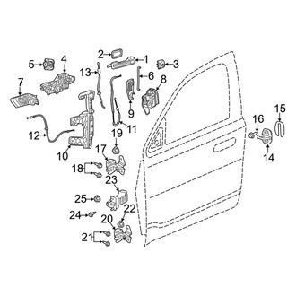Ram OE - Front Door - Lock & Hardware