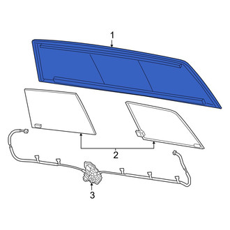 Ram OE - Rear Back Glass