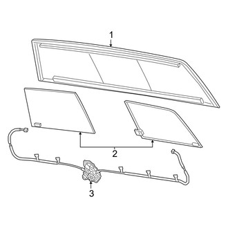 Ram OE - Back Glass - Glass (Sliding Glass)