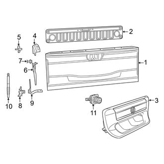 Ram OE - Pick Up Box - Tail Gate