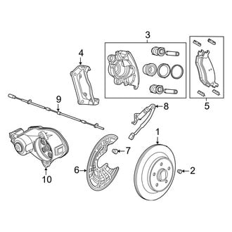 Ram OE - Rear Suspension - Brake Components