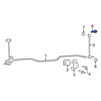 Ram OE - Suspension Stabilizer Bar Link Bolt