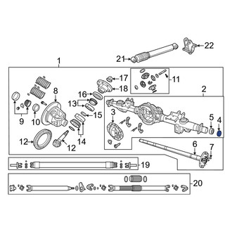 Ram OE - Front Drive Axle Shaft Seal