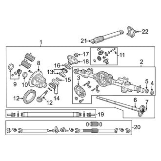 Ram OE - Rear Suspension - Axle & Differential