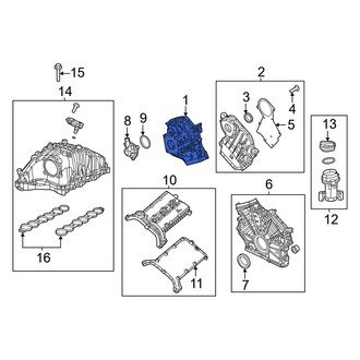 Ram OE - Right Upper Engine Timing Cover
