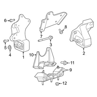 Ram OE - Engine & Transmission Mounting (RWD 3.0L)