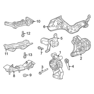 Ram OE - Engine & Transmission Mounting (4WD 3.0L)