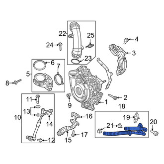 Ram OE - Turbocharger Coolant Line