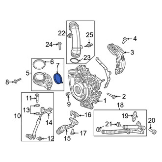 Ram OE - Engine Air Intake Hose Gasket