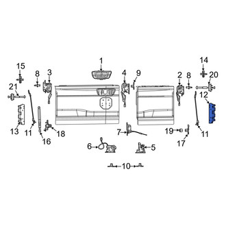 Ram OE - Rear Right Tailgate Hinge