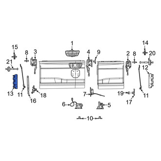 Ram OE - Rear Left Tailgate Hinge