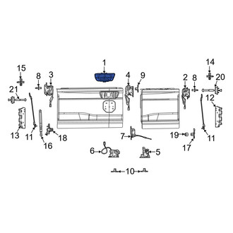 Ram OE - Rear Outer Tailgate Handle