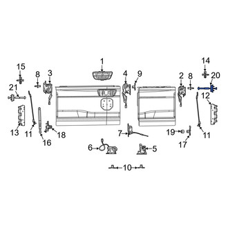 Ram OE - Rear Right Door Check Strap