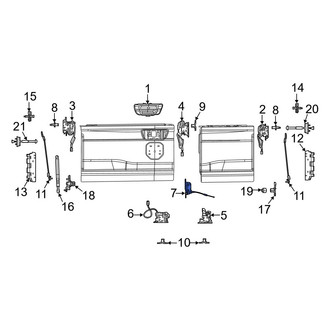 Ram OE - Rear Inner Tailgate Handle