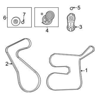 Ram OE - Cooling - Belts & Pulleys (6.2L)