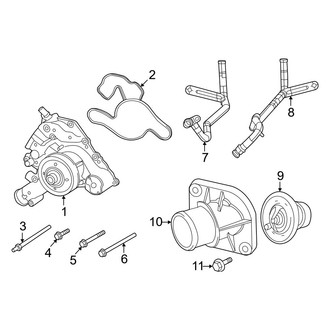 Ram OE - Cooling - Water Pump (6.2L)
