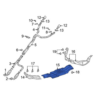 Ram OE - Center Floor Pan Heat Shield