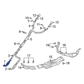 Ram OE - Right Catalytic Converter