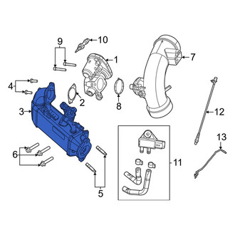 Ram OE - Exhaust Gas Recirculation (EGR) Cooler