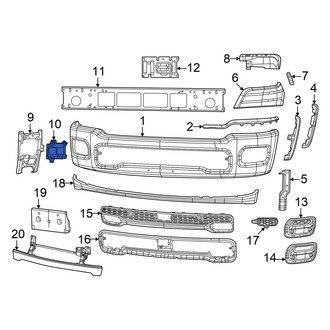 Ram OE - Front Fog Light Bracket