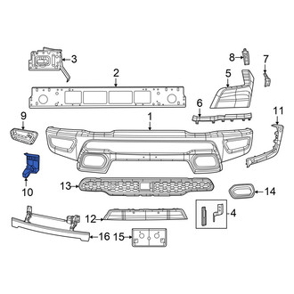 Ram OE - Front Fog Light Bracket