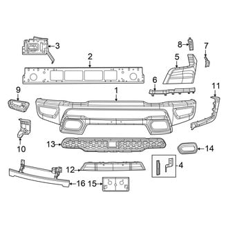 Ram OE - Front Bumper - Bumper & Components