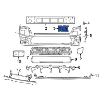 Ram OE - Front Bumper Face Bar Mount