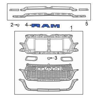 Ram OE - Front Grille Emblem
